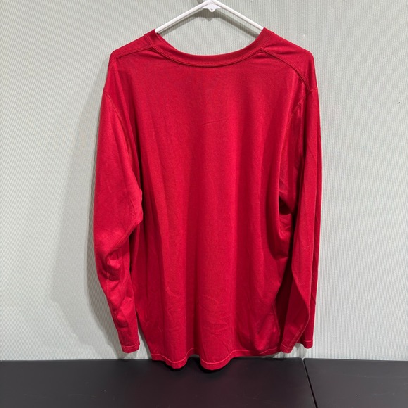 Nike Other - Nike Dri Fit Red Long Sleeve Athletic Shirt Men's XL